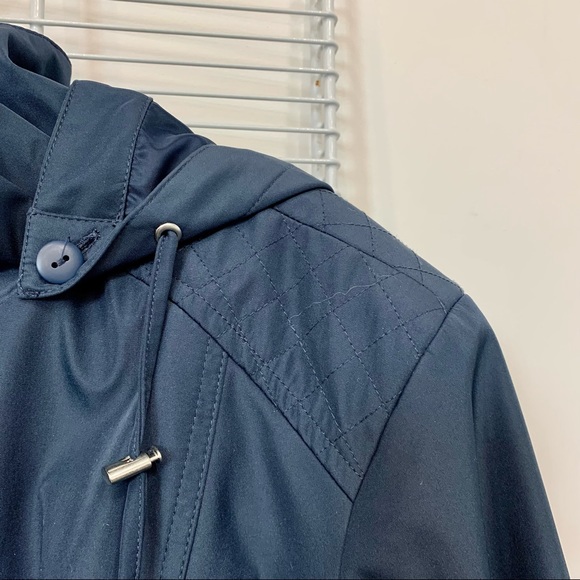 Navy Blue Raincoat - Picture 2 of 8